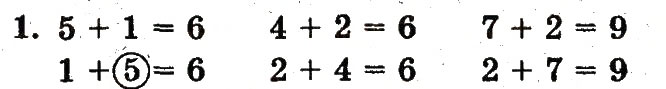 Завдання № 1 - сторінка 85 - ГДЗ Математика 1 клас Ф.М. Рівкінд, Л.В. Оляницька 2012