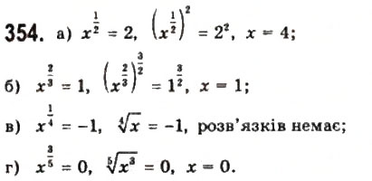 Завдання № 354 - § 9. Ірраціональні рівняння і нерівності - ГДЗ Математика 10 клас Г.П. Бевз, В.Г. Бевз 2011 - Рівень стандарту