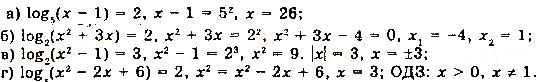 Завдання № 154 - § 4. Логарифмічні рівняння та нерівності - Розділ 1. Показникові та логарифмічні функції - ГДЗ Математика 11 клас Г. П. Бевз, В. Г. Бевз 2019 