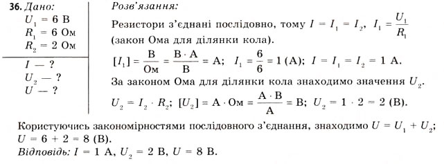 Завдання № 36 - Завдання до § 5-7 - ГДЗ Фізика 11 клас В.Д. Сиротюк, В.І. Баштовий 2011