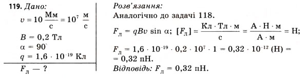 Завдання № 119 - Завдання до § 8-14 - ГДЗ Фізика 11 клас В.Д. Сиротюк, В.І. Баштовий 2011