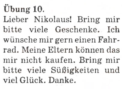 Завдання № 10 - Nikolaustag - ГДЗ Німецька мова 4 клас Н.П. Басай 2006