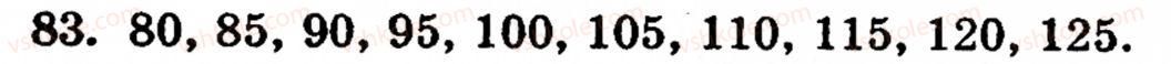 Завдання № 83 - § 1. Порівняння натуральних чисел. Додавання та віднімання - ГДЗ Математика 5 клас Г.М. Янченко, В.Р. Кравчук 2010
