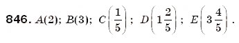 Завдання № 846 - 28. Додатні і від'ємні числа - ГДЗ Математика 6 клас А.Г. Мерзляк, В.Б. Полонський, М.С. Якір 2006