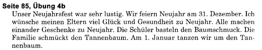Завдання № s85u4b - Natur und Umwelt (Stunden 1-10) - ГДЗ Німецька мова 6 клас Н.П. Басай 2006