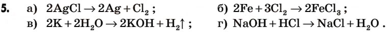 Завдання № 5 - § 16. Хімічні рівняння - ГДЗ Хімія 7 клас Г.А. Лашевська 2007