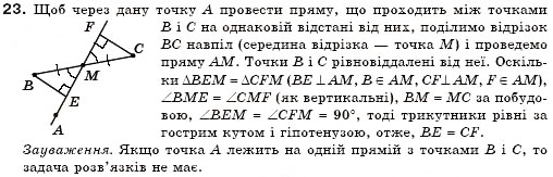 Завдання № 23 - § 20. Найпростіші задачі на побудову - ГДЗ Геометрія 7 клас М.І. Бурда, Н.А. Тарасенкова 2007