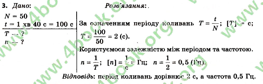 Завдання № 3 - Вправа 9 - ГДЗ Фізика 7 клас Т.М. Засєкіна, Д.О. Засєкін 2015