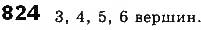 Завдання № 824 - § 18. Многокутники - ГДЗ Геометрія 8 клас Г.П. Бевз, В.Г. Бевз, Н.Г. Владімірова 2016