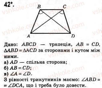 Завдання № 42 - Завдання для повторення розділу 2 - ГДЗ Геометрія 8 клас Г.В. Апостолова 2008