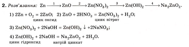 Завдання № 2 - § 12. Амфотерні гідроксиди й оксиди - ГДЗ Хімія 8 клас Н.М. Буринська 2008