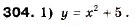 Завдання № 304 - 10. Як побудувати графіки функцій y = f (x) + b і y = f (x + a) , якщо відомо графік функції y = f (x) - ГДЗ Алгебра 9 клас А.Г. Мерзляк, В.Б. Полонський, М.С. Якір 2009
