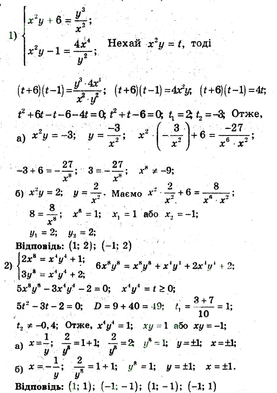 Завдання № 20 - 17. Розв'язування систем рівнянь з двома змінними - ГДЗ Алгебра 9 клас А.Г. Мерзляк, В.Б. Полонський, М.С. Якір 2009 - Поглиблений рівень вивчення