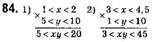 Завдання № 84 - § 3. Почленне додавання і множення нерівностей - ГДЗ Алгебра 9 клас О.С. Істер 2017