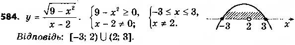 Завдання № 584 - § 14. Система двох рівнянь з двома змінними як математична модель текстових і прикладних задач - ГДЗ Алгебра 9 клас О.С. Істер 2017