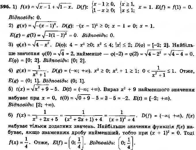 Завдання № 596 - § 14. Система двох рівнянь з двома змінними як математична модель текстових і прикладних задач - ГДЗ Алгебра 9 клас О.С. Істер 2017