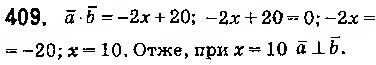 Завдання № 409 - § 10. Скалярний добуток векторів - ГДЗ Геометрія 9 клас О.С. Істер 2017